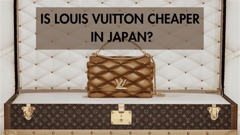 is it cheaper to buy louis vuitton in japan|louis vuitton japan cheaper.